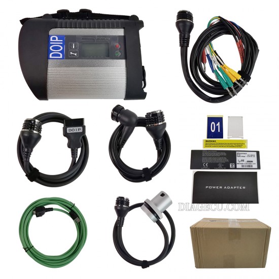 SD Connect Compact C4 DOIP MB Star C4 DOIP Mb star Multiplexer Diagnostic Tool for Benz Car&Truck Diagnostic Tool SD C4 Xentry Das Wis Epc 12V+24V