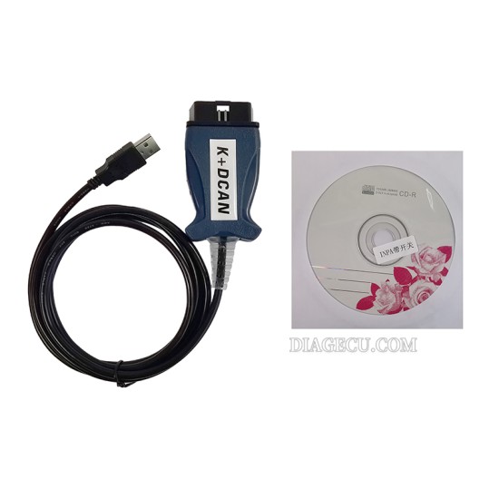 BMW K+DCAN K+CAN Switch K-Line FTDI INPA OBD2 Diagnostic Cable USB Interface Ediabas K DCAN OBD2 Diagnostic Scanner (MK)