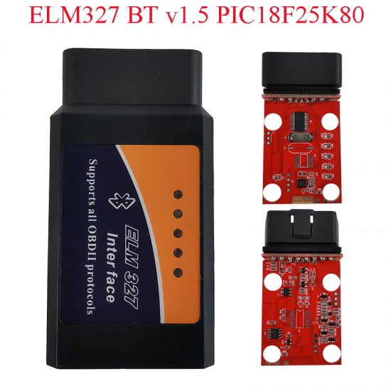 ELM327 Bluetooth PIC18F25K80 OBD2 Car Diagnostic Tool Elm-327 Auto Diagnostic Tool (L）