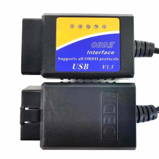 ELM327 USB CH340 For PC Windows ELM 327 Car Diagnostic Scanner ODB2 Code Reader (CY)