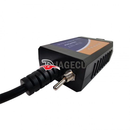 ELM327 USB v1.5 with switch FTDI+PIC18F25K80 modified for Ford Forscan ELMconfig HS-CAN/MS-CAN (TYX)