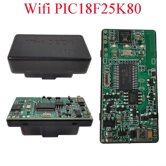 Super Mini ELM327 WIFI OBD2 Diagnostic Interface v1.5 PIC18F25K80 Chip Car Scanner Tools V06HW