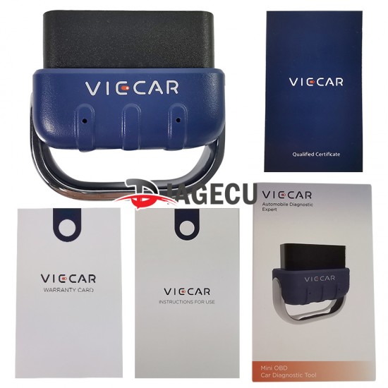 Viecar VP005 Bluetooth v5.0 Firmware v2.2 ELM327 PIC18F25K80 OBD2 Scanner for Android/IOS OBD Diagnostic Tool