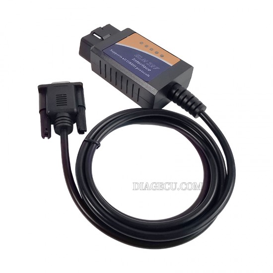 ELM327 COM Port RS232 OBD2 Diagnostic Tool DB9 Female Head With PIC18F25K80 Chip (TYX）