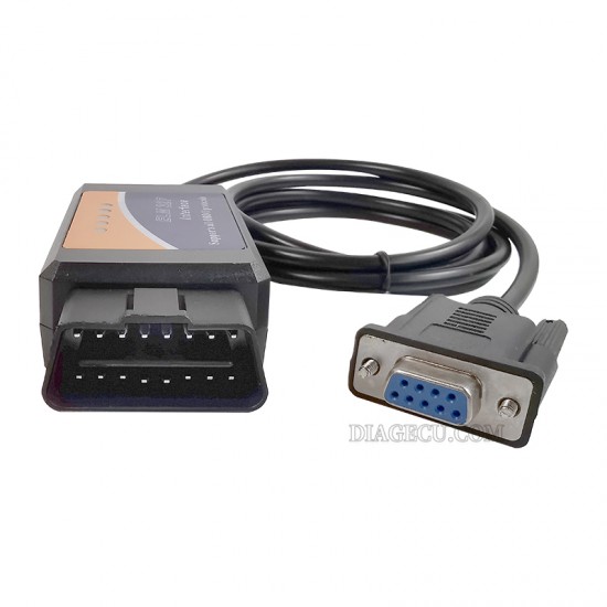 ELM327 COM Port RS232 OBD2 Diagnostic Tool DB9 Female Head With PIC18F25K80 Chip (TYX）