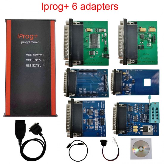 Iprog+ Pro Supports Till 2019 Replace Carprog/Digiprog/Tango Iprog+ Programmer Support IMMO +Mileage+Airbag Reset (MT)