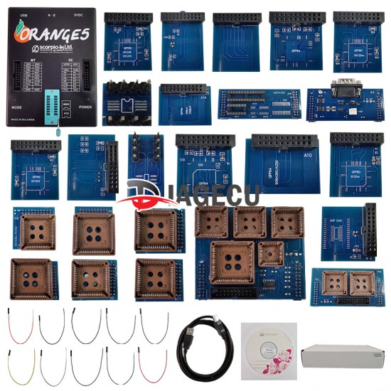 Orange5 v1.35 ECU Programmer orange 5 with Full Adapter Software Programming Tool (MK） 