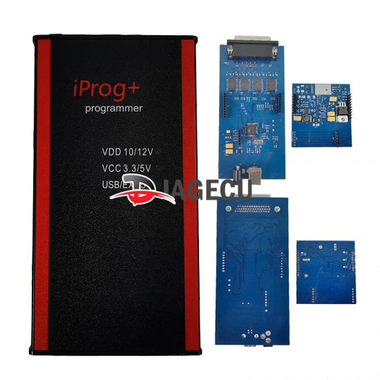 Iprog+ ECU Key Programmer Iprog+ Eeprom IMMO Car Radio Airbag Reset Dashboard Kilometer (MK） 