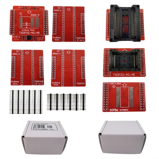 MiniPro TL866 Universal Programmer TSOP32 TSOP40 TSOP48 SOP44 SOP56 Sockets For TL866II PLUS