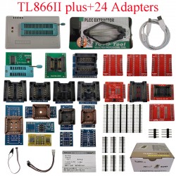 XGecu TL866II Plus Universal minipro programmer+24 adapters