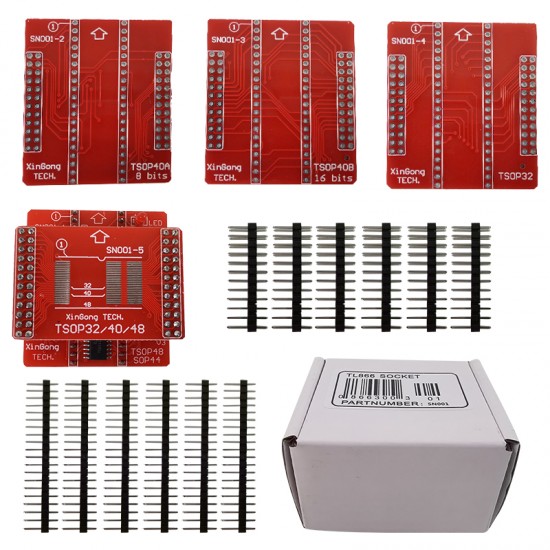 XGecu TL866II Plus Universal minipro programmer+24 adapters