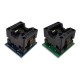 SOIC8 SOP8 to DIP8 IC Socket Wide-body Seat Wide 150mil Programmer Adapter Socket Blue/Green IC Test Conversion Burner