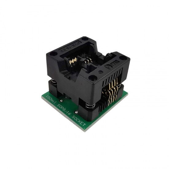 SOIC8 SOP8 to DIP8 IC Socket Wide-body Seat Wide 150mil Programmer Adapter Socket Blue/Green IC Test Conversion Burner