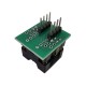 SOIC8 SOP8 to DIP8 IC Socket Wide-body Seat Wide 150mil Programmer Adapter Socket Blue/Green IC Test Conversion Burner