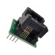 SOIC8 SOP8 to DIP8 IC Socket Wide-body Seat Wide 150mil Programmer Adapter Socket Blue/Green IC Test Conversion Burner