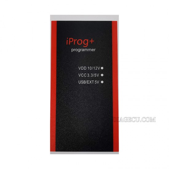 Iprog+ Key Programmer Support IMMO + Mileage Correction + Airbag Reset Iprog Pro Till 2019 Replace Carprog with 6 adapters (MK）