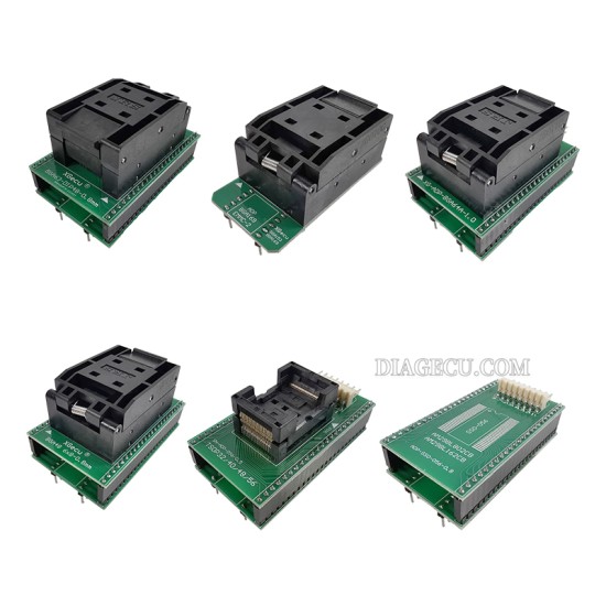 XGecu T56 Programmer with 6pcs Socket set for BGA48 /BGA63 /BGA64A /SOP56 /BGA169 EMMC153&169 /TSOP32 /40 /48 /56