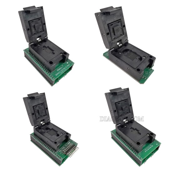 XGecu T56 Programmer with 6pcs Socket set for BGA48 /BGA63 /BGA64A /SOP56 /BGA169 EMMC153&169 /TSOP32 /40 /48 /56