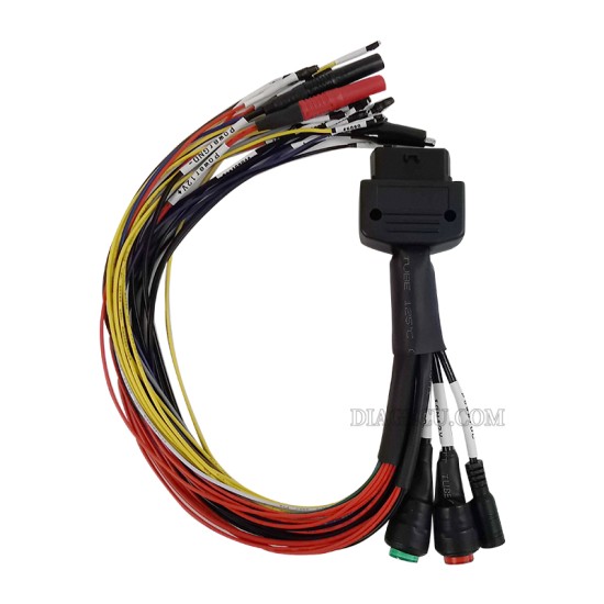 Breakout Tricore Cable Full Protocol OBD2 Jumper Cable Breakout ECU Pinout Cable Used to Connect ECU for ECU Programing for MPPS/Kess V2/Vident/Fgtech/Byshut/SM2 DisProg Bench Work