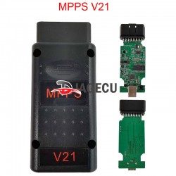 MPPS v21 Main+Tricore+Multiboot with Breakout Tricore Cable EDC Flash/Eeprom Checksum Support EDC17C46 OBD2 Car Diagnoistic Interface (TYX）