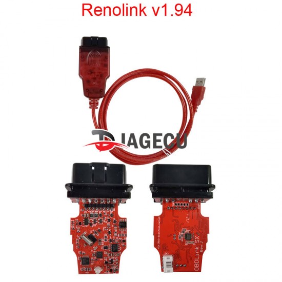 Renolink v1.94 for Renault ECU Resetting/Key Coding/Key Prog/UCH Matching Dashboard RenoLink OBD2