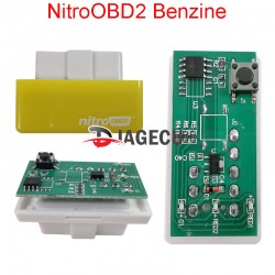 NitroOBD2 Plug yellow and Drive Performance Chip Tuning Box for Benzine Cars (L）