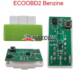 ECOOBD2 Plug green and Drive Economy Chip Tuning Box for Benzine cars 15% Fuel Save (L）