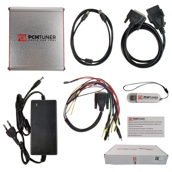 PCMtuner ECU Programmer with 67 Modules Online Update Support Checksum and Pinout Diagram with Free Damaos for Users