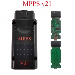 MPPS v21 ECU Chip Tuning Interface For EDC15 EDC16 EDC17 CAN ECU Tunning Flasher Remap Cable (L）