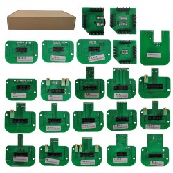 BDM Adapters Full 22pcs/Set BDM Frame for KTAG KESS FGTECH BDM100 Probe Adapters LED ECU RAMP Chip Tuning Tool 22pcs adapter (T)