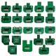 BDM Adapters Full 22pcs/Set BDM Frame for KTAG KESS FGTECH BDM100 Probe Adapters LED ECU RAMP Chip Tuning Tool 22pcs adapter (T)