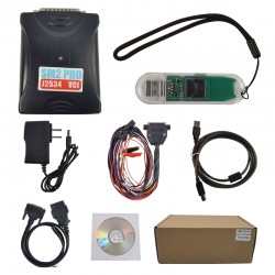 SM2 PRO J2534 VCI with USB Dongle PCM ECU Programmer 12V/24V ECU EEPROM Read&Write Support Checksum and Pinout Diagram Updated Version of Flash Bench (MK） 