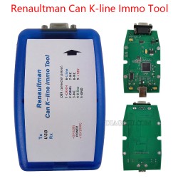 Renaultman Can K-line Immo Tool Support Renault CAN/K-line Immo Tool OBD2 Auto ECU Programmer Read/Write EEPROM FLASH Clear Immobilizer Code Diagnostic Tool