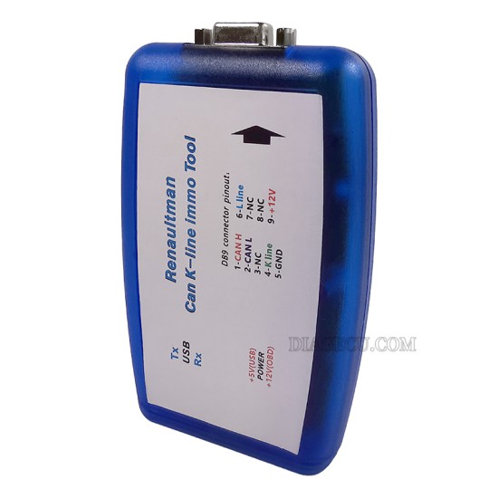 Renaultman Can K-line Immo Tool Support Renault CAN/K-line Immo Tool OBD2 Auto ECU Programmer Read/Write EEPROM FLASH Clear Immobilizer Code Diagnostic Tool