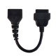 0.25m OBD2 extension Cable male to female Adapter (Y)