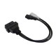 Audi 2x2 OBD2 cable 2P+2P to 16pin female connector for VW/Audi/Skoda/Seat（B)