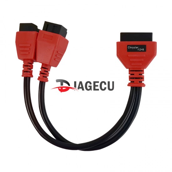 Chrysler programming cable 12+8 connector for Autel DS808 Maxisys MS905 906 908 PRO ELITE Autel chrysler 12+8 adapter