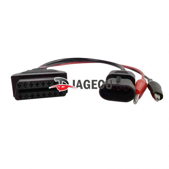 Fiat 3pin Lancia for Alfa Romeo 3pin OBD2 16pin adapter cable