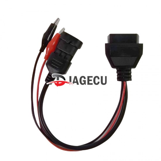 Fiat 3pin Lancia for Alfa Romeo 3pin OBD2 16pin adapter cable