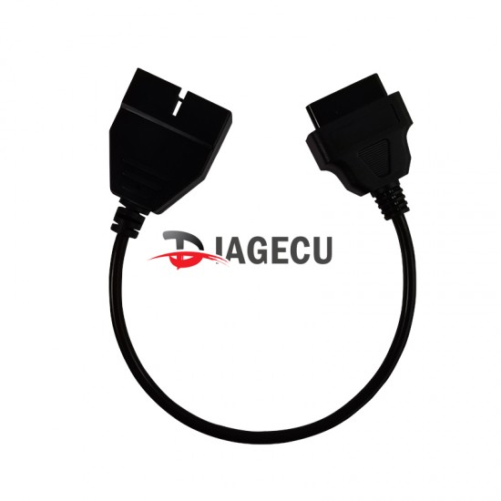 GM 12pin Adapter to 16pin Female Diagnostic Cable 12pin Male Plug for GM/Dawoo Vehicles (W)