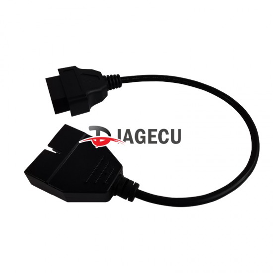 GM 12pin Adapter to 16pin Female Diagnostic Cable 12pin Male Plug for GM/Dawoo Vehicles (W)