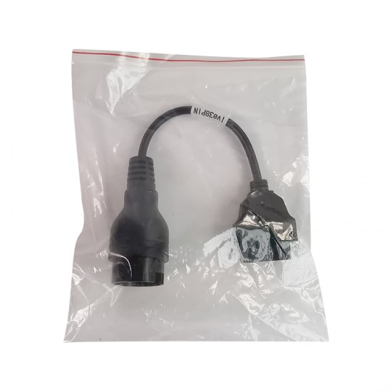 Iveco Cable OBD2 Connector For IVECO 38pin to OBD2 16pin Adapter for Trucks (YHB)