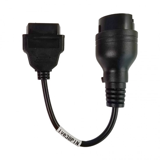 Iveco Cable OBD2 Connector For IVECO 38pin to OBD2 16pin Adapter for Trucks (YHB)