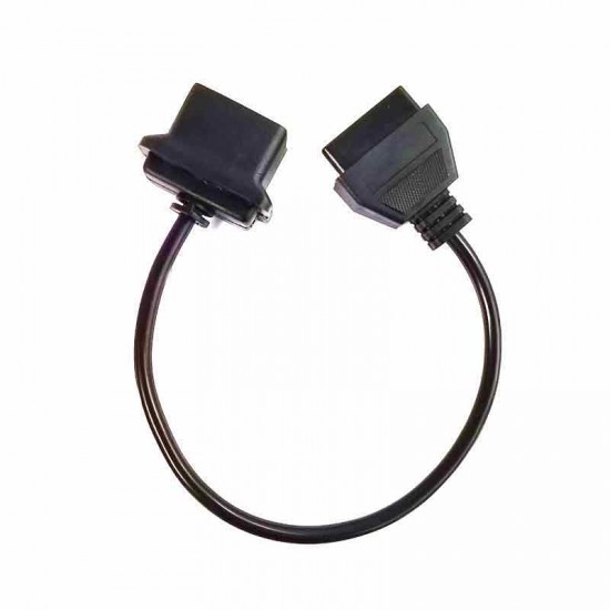 Toyota 17pin Male to 16pin OBD2 Female Adapter Square Connector (L)