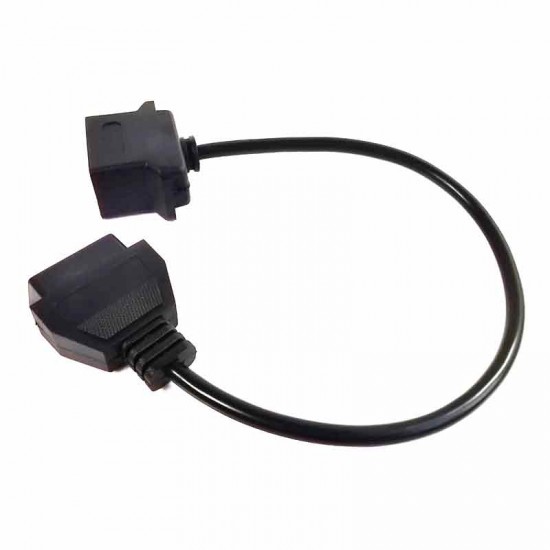 Toyota 17pin Male to 16pin OBD2 Female Adapter Square Connector (L)