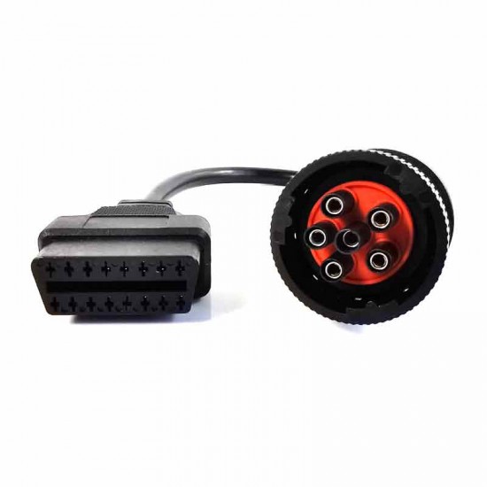 J1939 6pin to OBD2 16pin Truck Diesel Cable