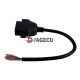 0.3m OBD2 16pin Female extension Cable Core Open Head Adapter Conversion Modification