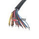 0.3m OBD2 16pin needle Male connector open line OBDII extension cable wire