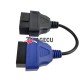 Fiat Ecu Scan Adapter Connector OBD2 16pin Cable blue