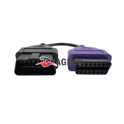 Fiat Ecu Scan Adapter Connector OBD2 16pin Cable purple 